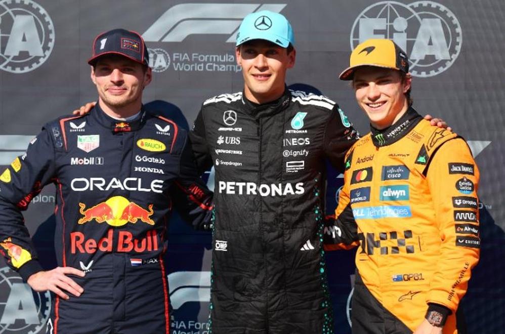 红牛车队轻取阿斯顿马丁，拉塞尔刷新纪录